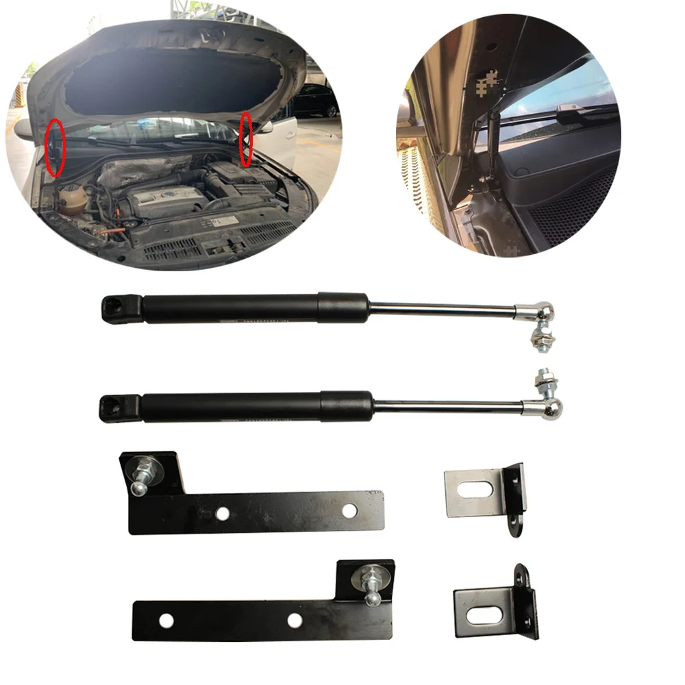 for Volkswagen Tiguan 2007-2019 2x Front Hood Bonnet  Modify Gas Struts Lift Support Shock Damper