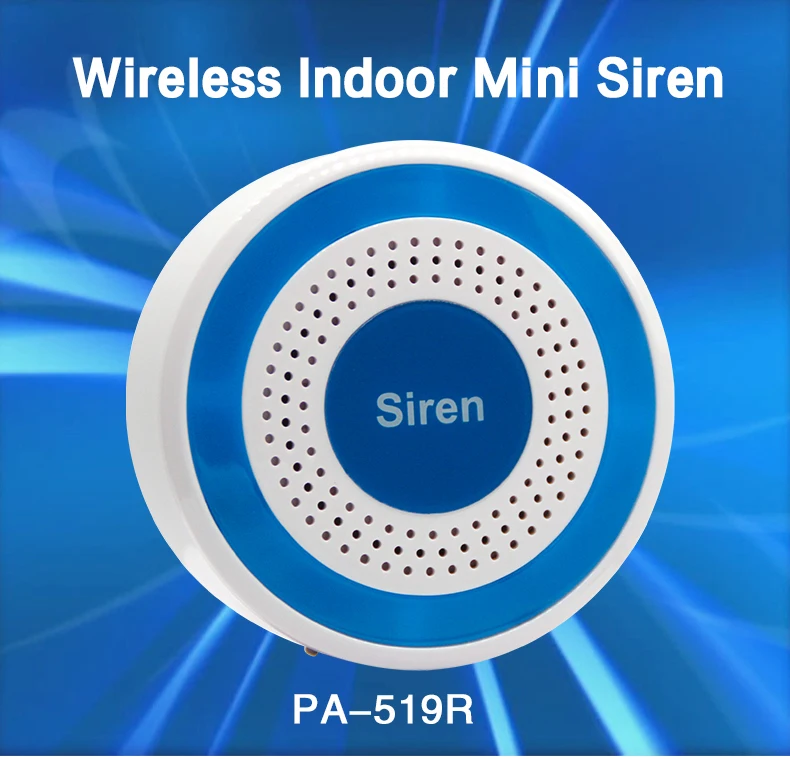 Mulo 433mhz sirene sem fio luz estroboscópica alarme alerta sensor 85db compatível sistema de alarme segurança pg103 pg107 pg105