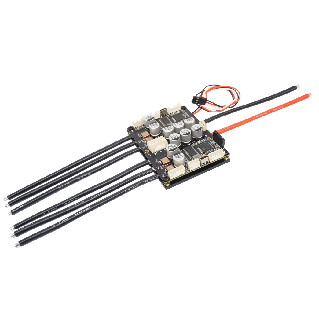 

VESC4 Dual Drive Benjamin ESC Integrated Fireproof Flower Switch Electric Scooter DIY Motor Foc Controller