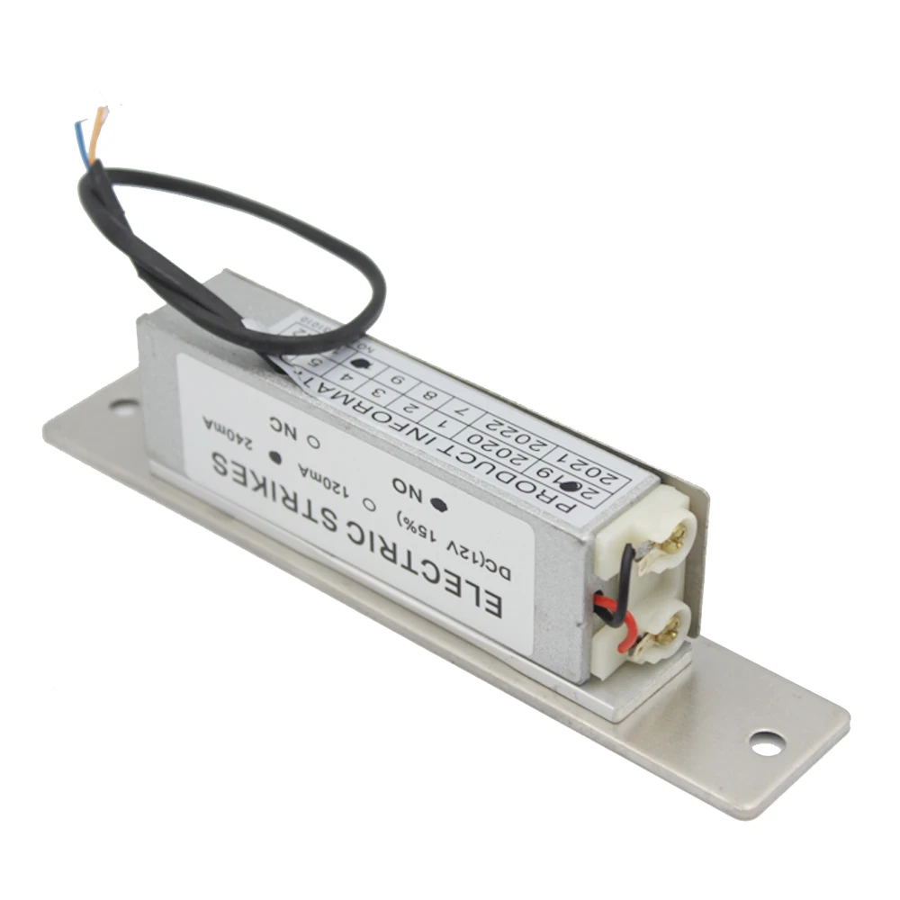 Stainless DC 12V Electric Strike Door Lock For Access Control System Fail safe or Fail secure Electric Lock