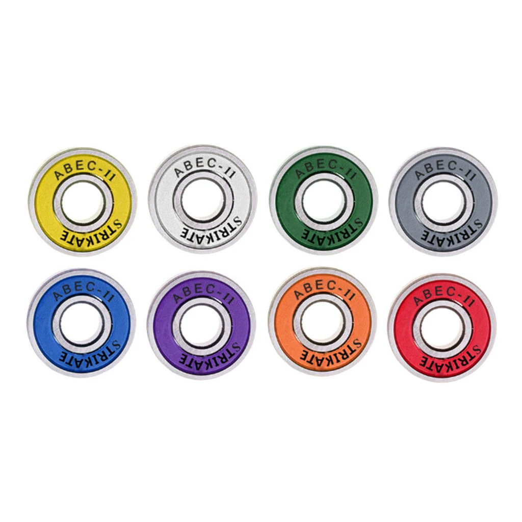 8pcs Skateboard Bearing 608rs Abec 11 Integrated spacer Longboard Bearing