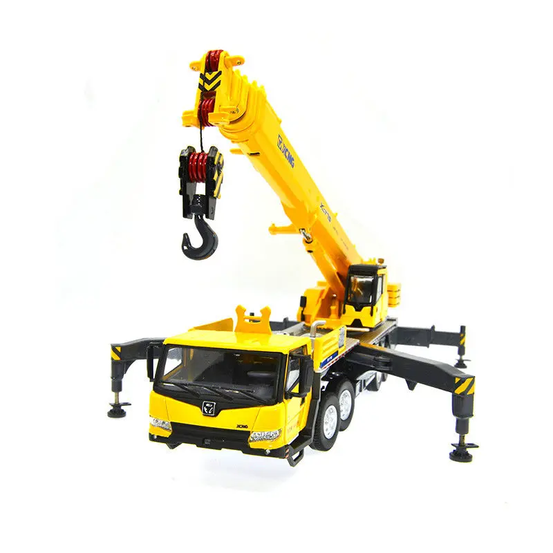 

1:50 Xct75 75ton Mobile Heavy Crane Metal Truck Model Alloy crane engineering model