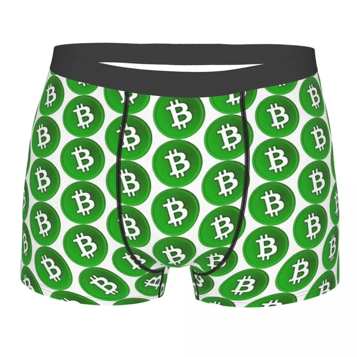 Bitcoin BTC Mining Bit Coin Cash Token Underpants Cotton Panties Man Underwear Sexy Shorts Boxer Briefs