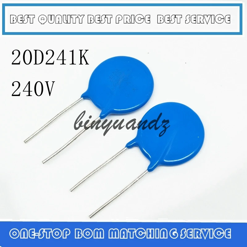 30ชิ้น/ล็อต20D241K Varistor 240V 20K241ใหม่