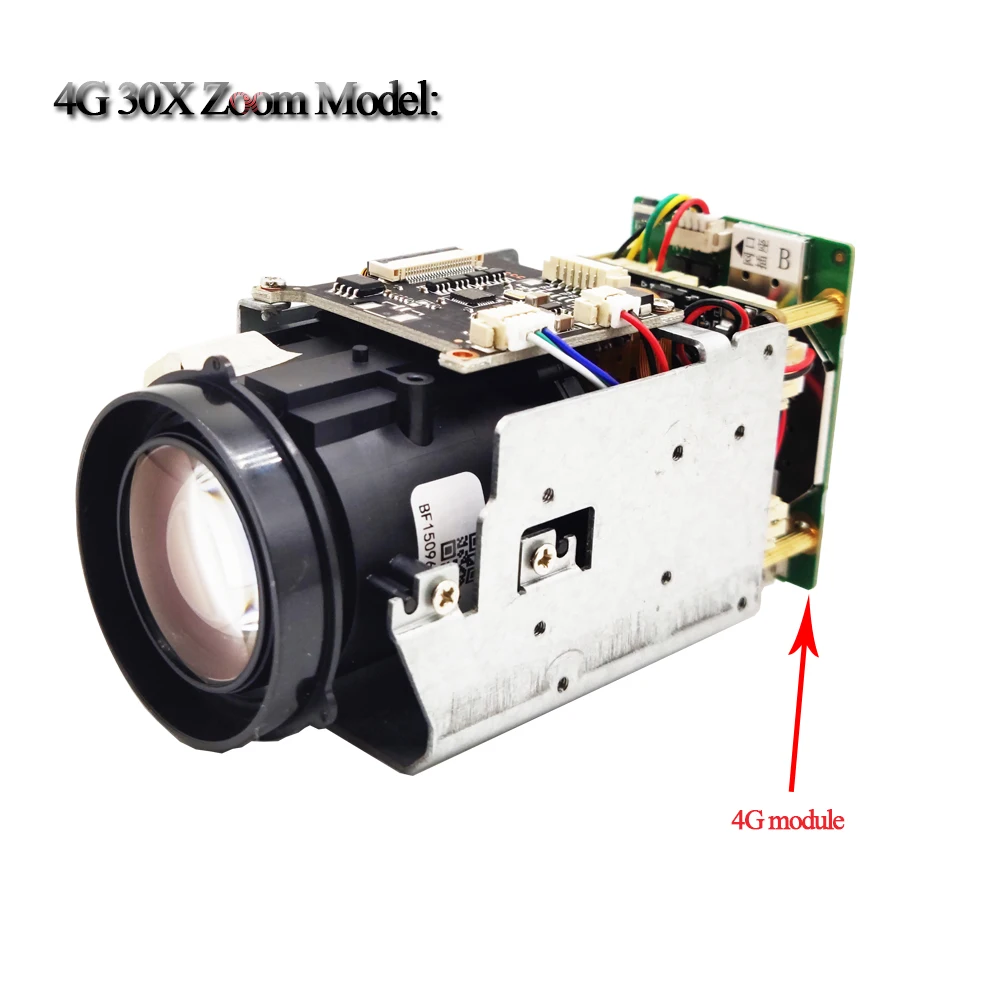 5MP Starlight 4G Mini PTZ Camera Module Board 30X Optical Zoom Lens Sony IMX335/IMX307, TF Card Slot  Max Support 128G Camhi APP