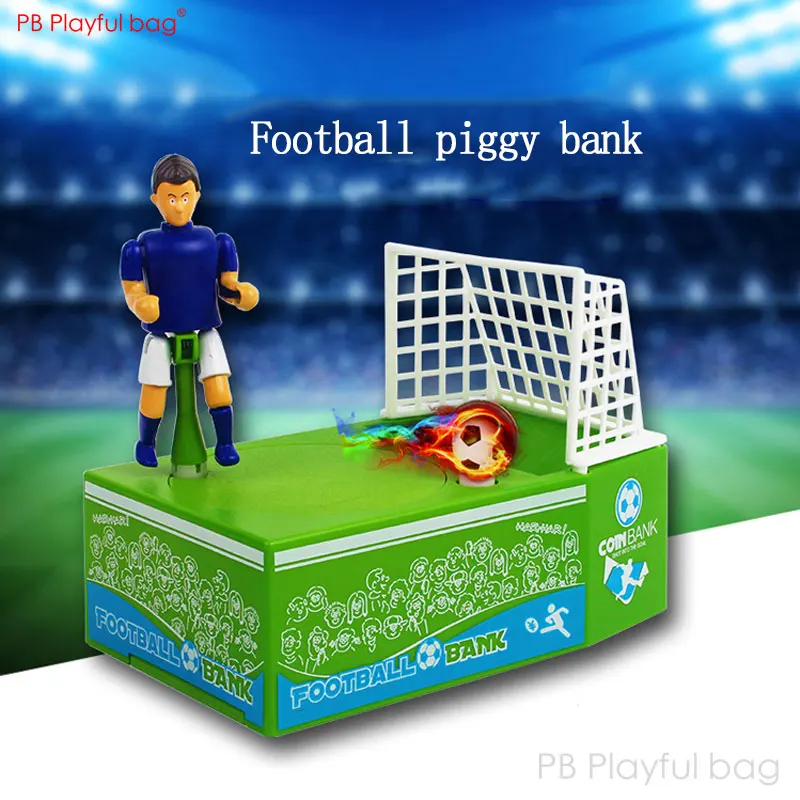 

Playful bag Football piggy bank Electric Coin savings toys Football bank Creative soccer shooting toys for children Gifts AB25