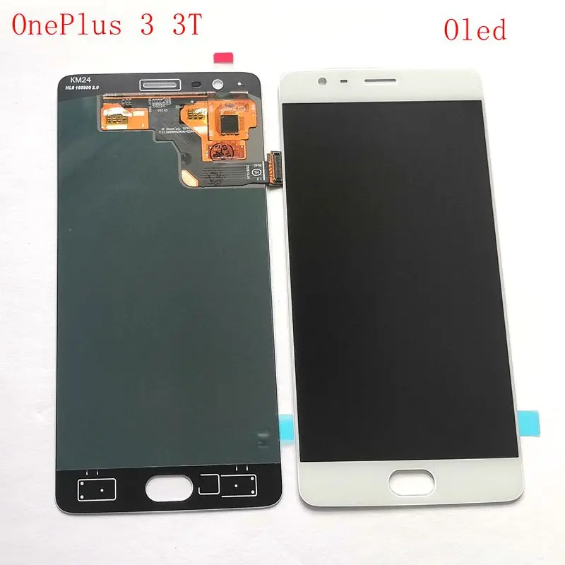 Oled For Oneplus 3 3t lcd screen digitizer touch glass full set A3003 A3000 SM-A3000 A3010