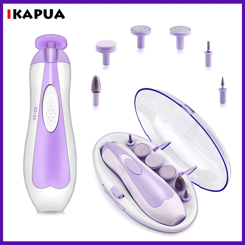 Portable Electric Safe Nail Clipper Cutter Trimmer Manicure Pedicure Clipper Scissors Infant Cutter Nail Care Art Tools