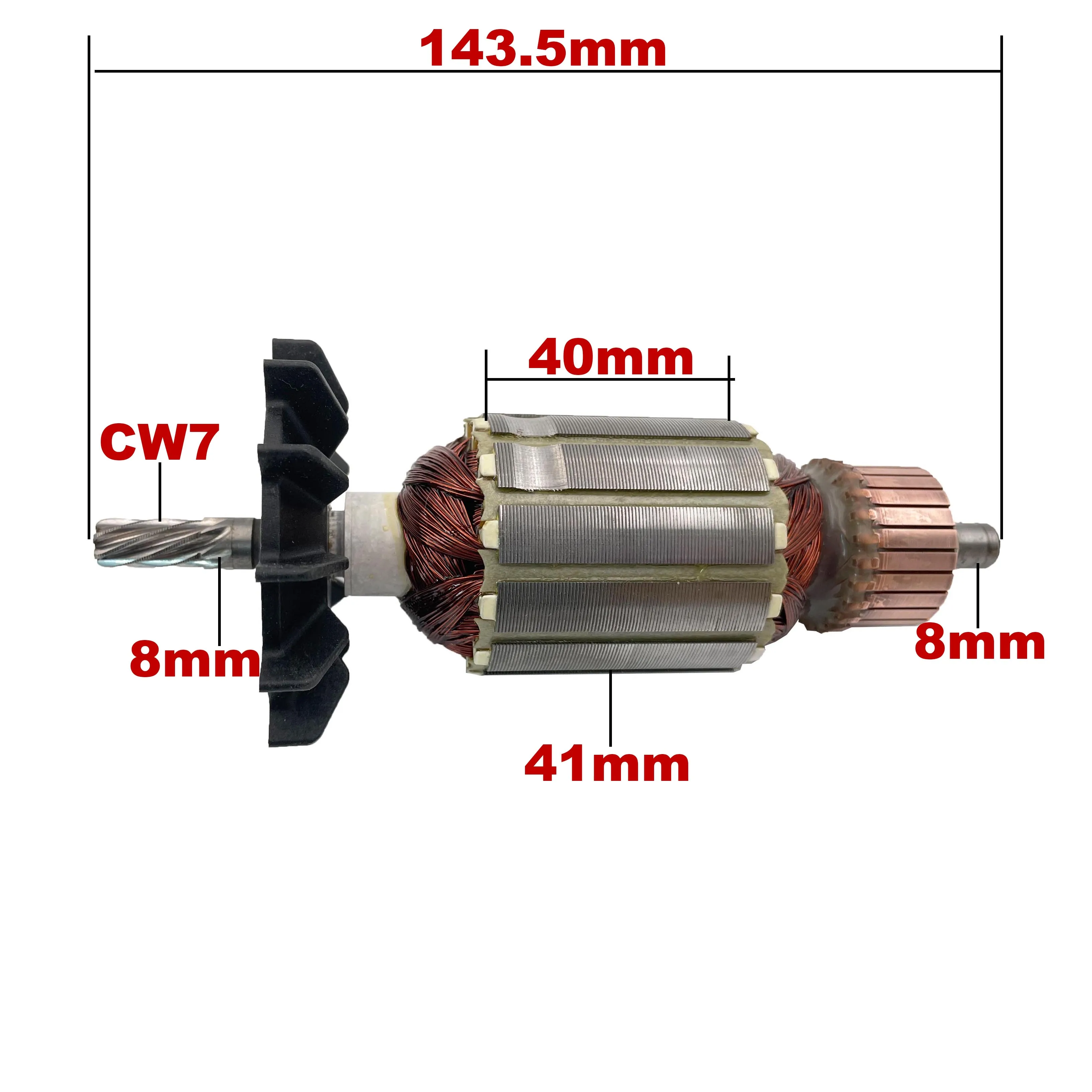 استبدال مرساة الدوار المحرك AC220V-240V لـ Makita Hand Dril 6013BR 512614-8