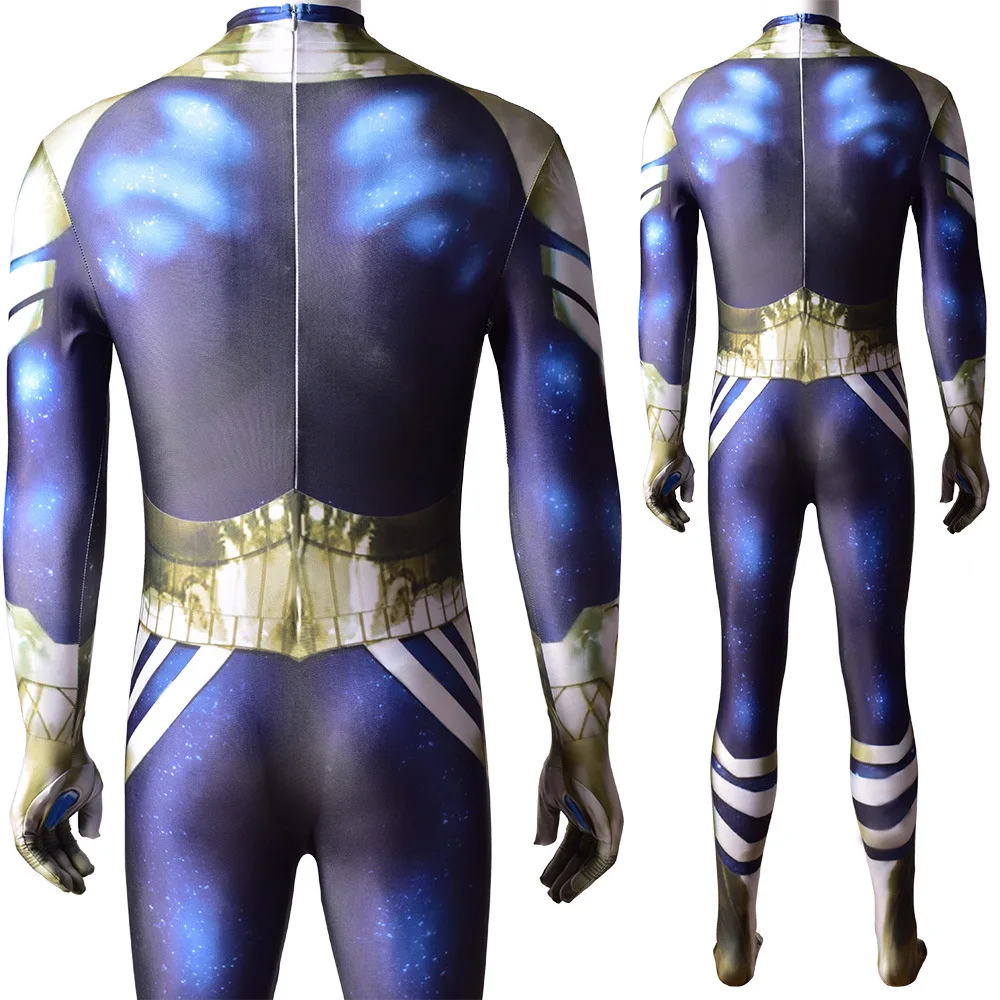 Supereroe Costume Cosplay Spandex 3D stampato Zentai vestito Costume di Halloween supereroe Cosplay body Zentai per adulti/bambini