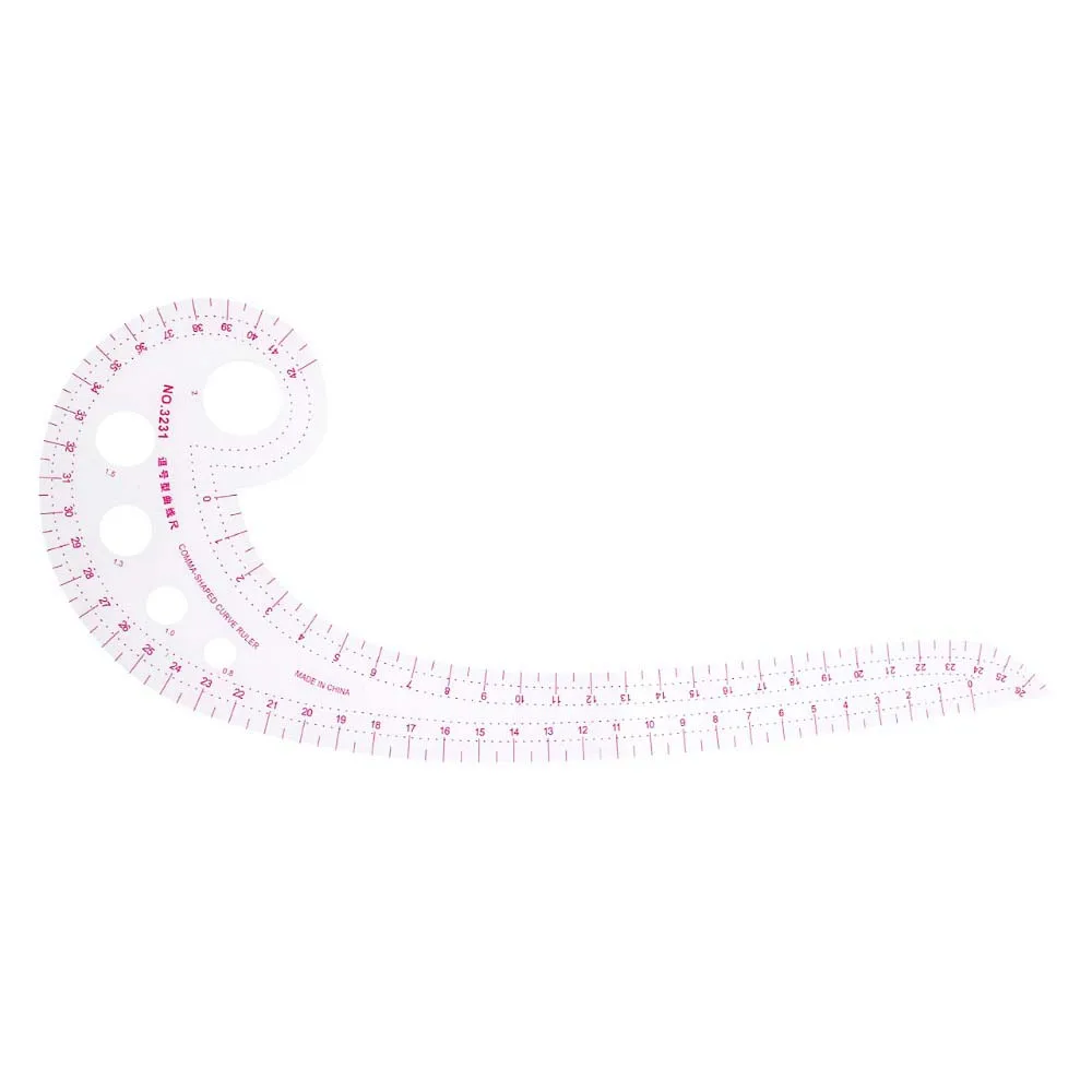 Plastic French Curve Metric Sewing Clothes Ruler Measure For Dressmaking Tailor Grading Curve Rule Pattern Making