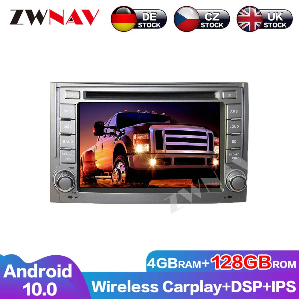 Excellent Performance Screen Car Android 10 Carplay Radio DVD Player Multimedia Audio Navigation GPS For Hyundai H1 2011-2012