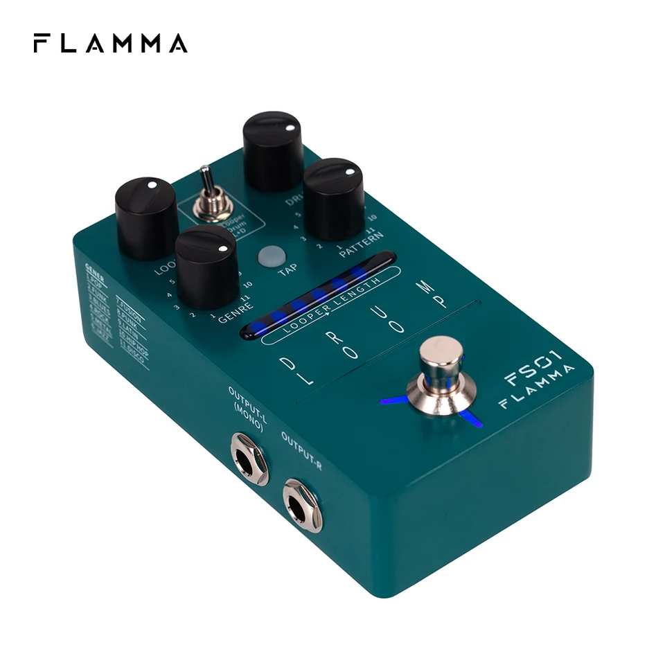 FLAMMA FS01 Drum Loop Drum Machine Looper Guitar Effects Pedal