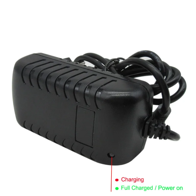 Caricatore al litio DC 25.2V 1A 1000MA 6S 21.6V 22.2V 1A 24V 7S 24V 29.4V 1A 5S 21V 2A 4S 16.8V 3S 12.6V 12V Caricatore da muro agli ioni di litio