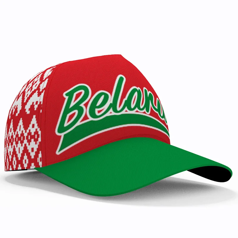 Belarus Baseball Cap Free 3d Custom Made Name Number Team Logo Blr Fishing Hat By Country Travel Belarusian Nation Flag Headgear