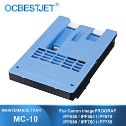 MC10 For Canon MC-10 MC10 Maintenance Tank For Canon iPF650 iPF655 iPF670 iPF680 iPF750 iPF755 1320B014CA Tanque De Manutenção