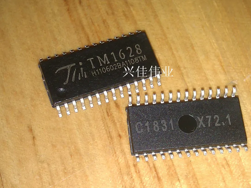 TM1628 SOP-28 LED, 5 Pièces