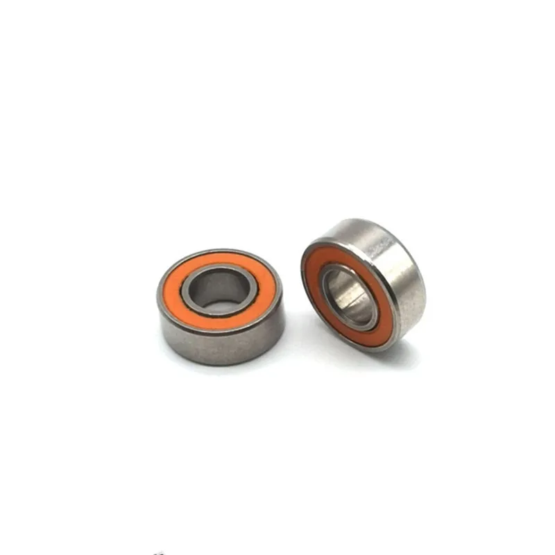 10 Stück/50 Stück S695-2RS 5*13*4mm Edelstahl-Hybrid-Keramik-Kugellager Angelzubehör 695 5x13x4mm S695RS ABEC-7 – Detail 1