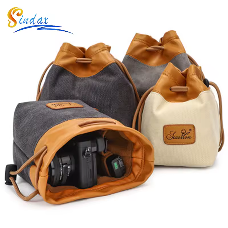 תיק מצלמה דיגיטלית תיק DSLR עמיד למים, עמיד בפני זעזועים ונושם תיק גב למצלמה קטנה עבור Nikon Canon Sony תיק צילום וידאו