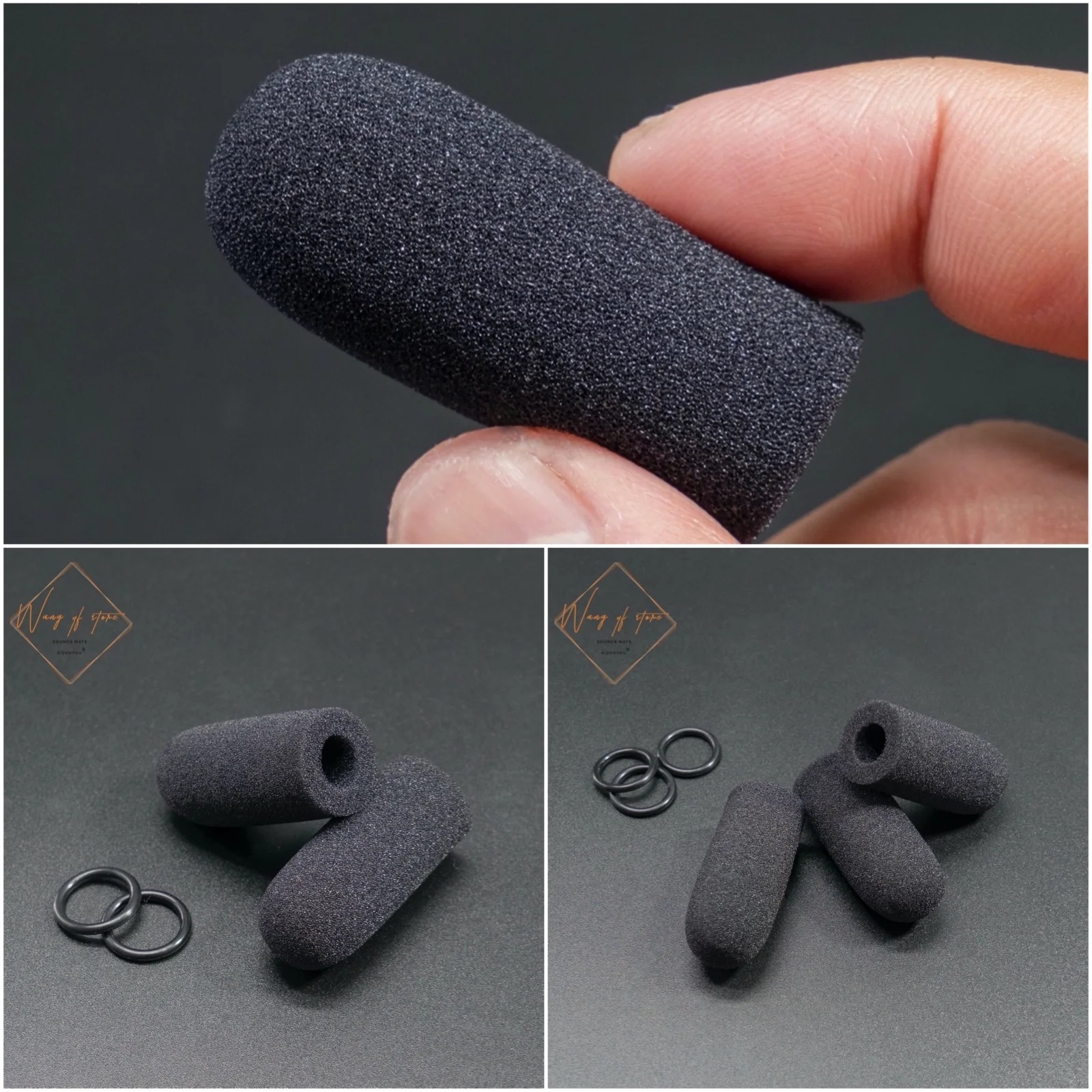 ميكروفون وسادة حامي ميك مايك موف الرياح شاشة رغوة غطاء ل ديفيد كلارك M-4 M4