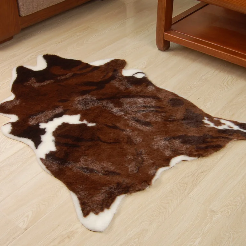 

Cow Style Imitation Leather Carpets, Living Room, Kids Room Rugs, Home Carpet, Floor Door Mat Decor, Fashion Area Rugs, 2023