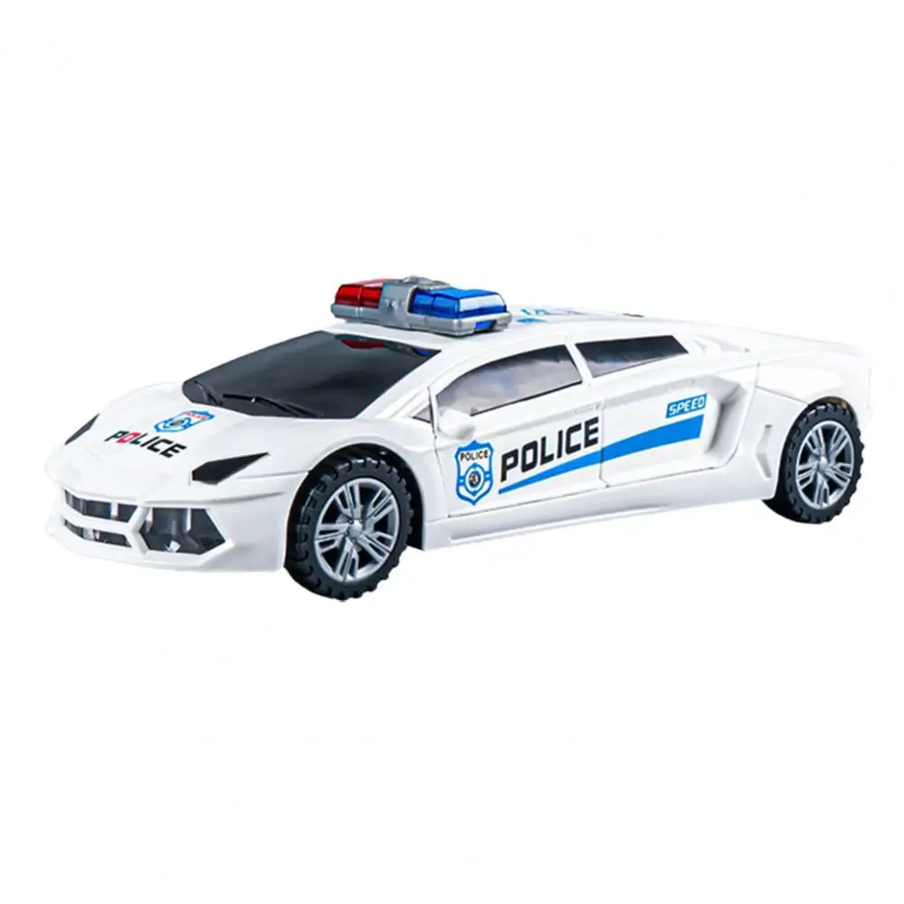 Kids Car Toy Electric Dancing Police Car Automatic Obstacle Avoidance Kids Toy Rescue Emergency Cop Electric Car Toy