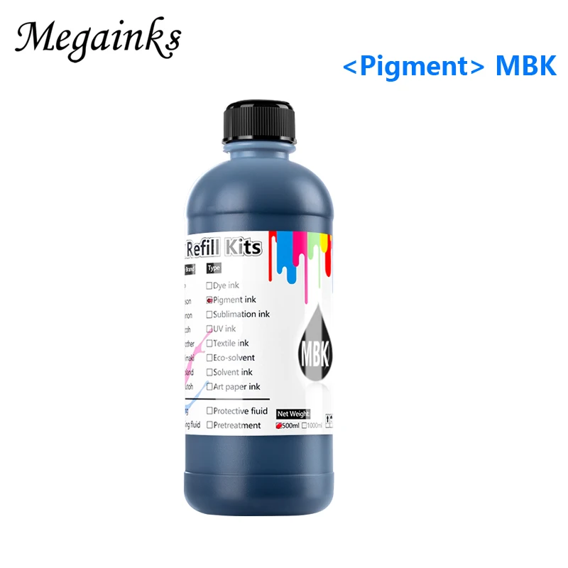 Imagem -05 - Tinta Pigmento para Epson sc T3000 T5000 T7000 T3200 T5200 T7200 T3270 T5270 T7270 T3270d T5270d T7270d T3070 T5070 T7070 5pc 500ml de