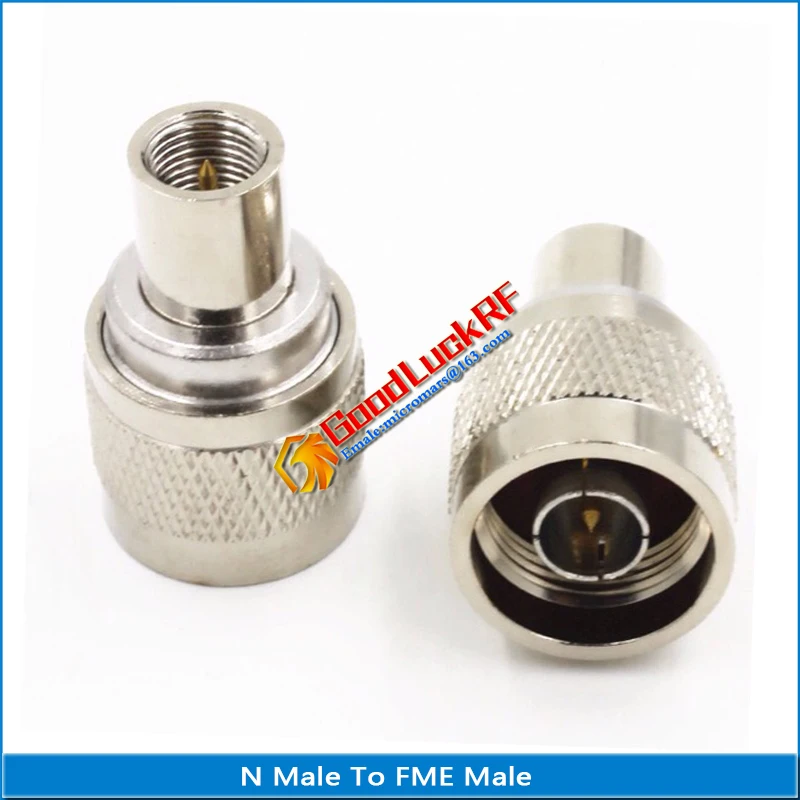 4X Pcs Kit Set N Naar Fme Male & Female Plug Kabel Rf Connector Socket Rechte Vernikkeld Messing Coaxiale N-Fme Rf Adapters