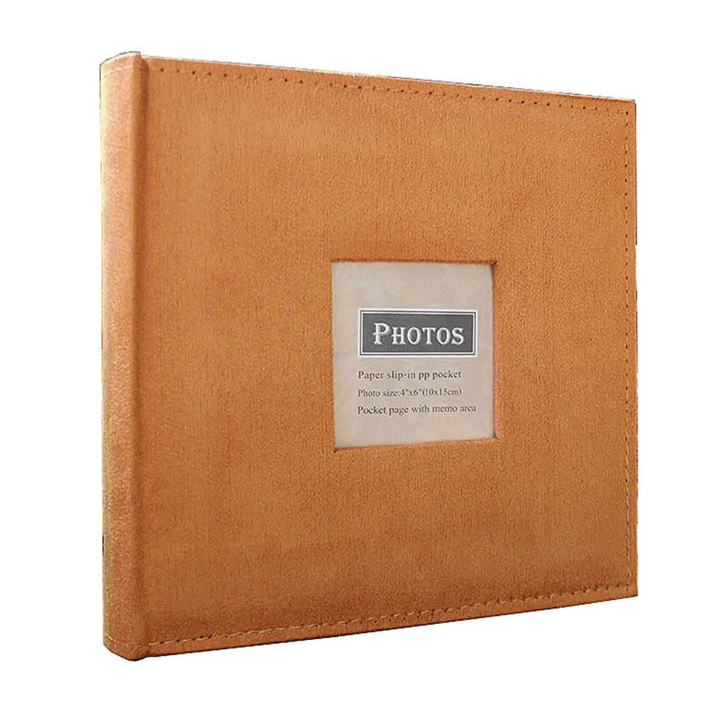 Interstitial Photo Album with 200 Pockets, Scrapbook, Wedding Commemorative, Family Memory, Pictures Storage, 4R, 6\