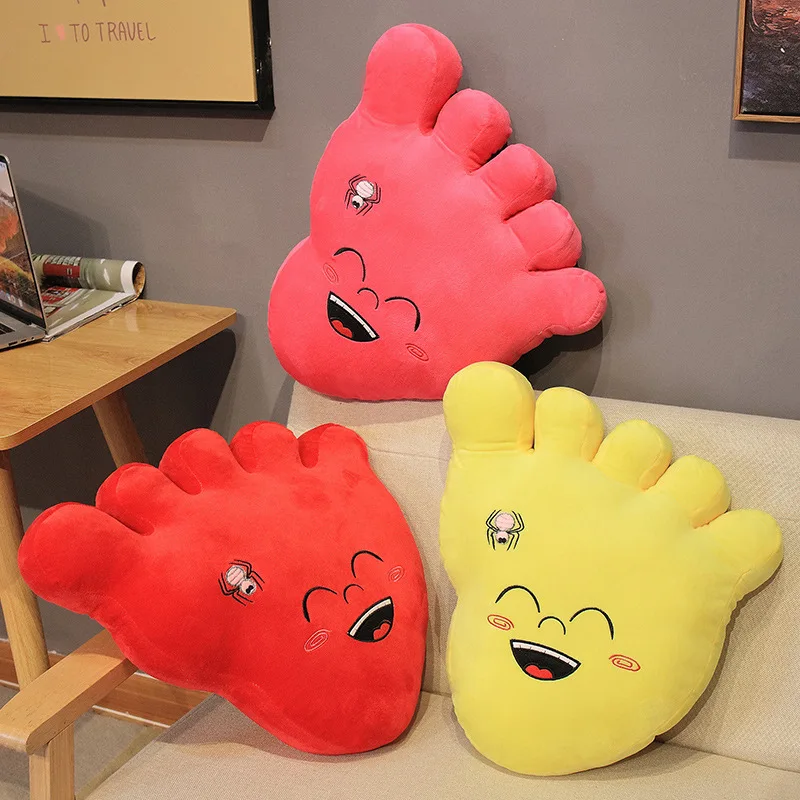 40CM Creative Big Feet Filled Plush Toys Cute Footprints Kids Toy Pillow Kids Funny Birthday Gifts