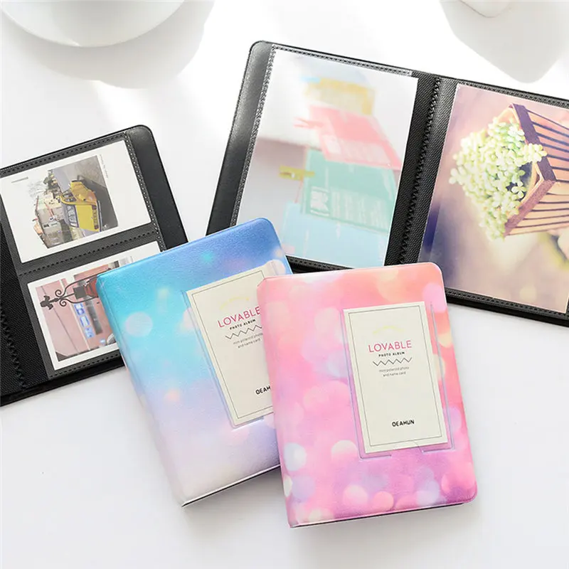 64 Pocket 3 Inch Starry Sky Photo Book Album For Fujifilm Instax Mini Films Album Instax Mini 9 8 7s 90 70 25 Instax Mini Holder