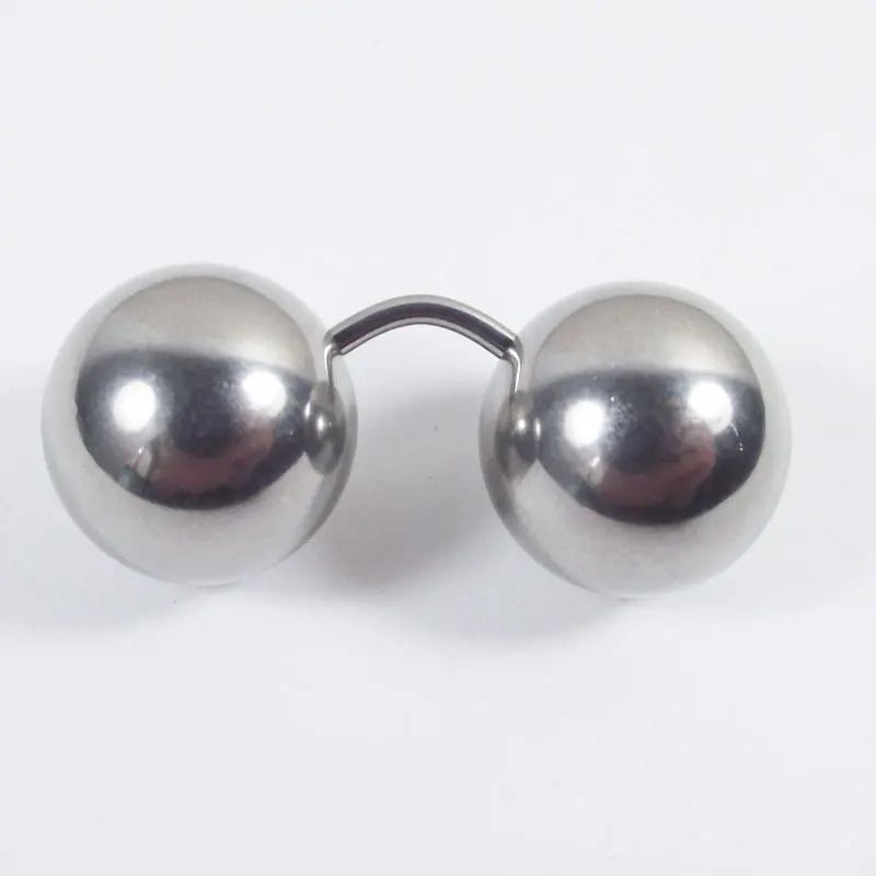 SaYao short bar Big Ball Stainless Steel Straight Barbell Rings Eyebrow Banana Curved Ear Piercing Nipple PA Ring Bar Lips
