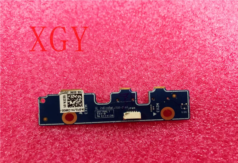 Original FOR dell 11 (3189) power switch small board switch button board FGJY4  0FGJY4 LS-E37AP 100%Test ok