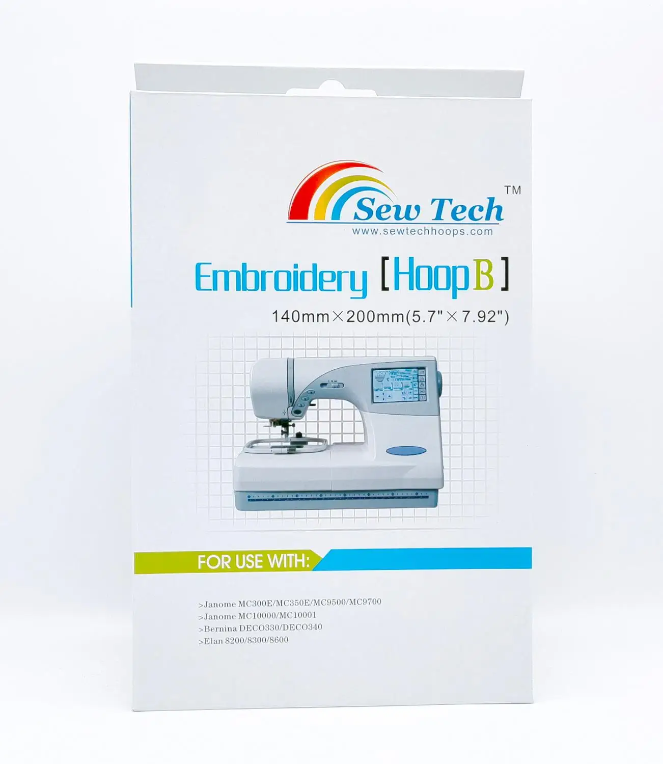 Sew Tech Embroidery Hoop for Janome Embroidery Machine Frames for Janome MC300E 350E MC9500 9700 Elna820 8200 JA802