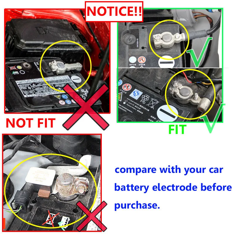 Auto Batterie Anode Negative Elektrode Schutz Abdeckung Deckt Kappe Schutz Abdeckung