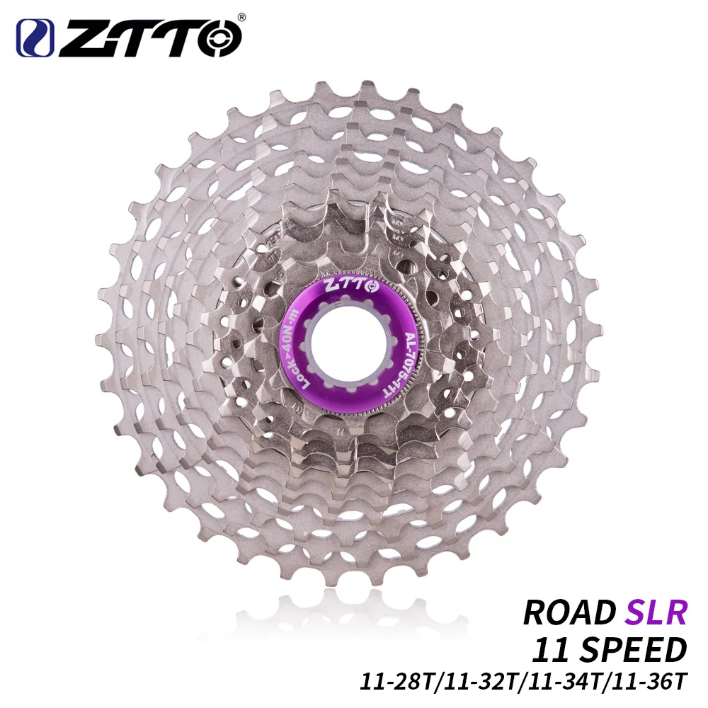 

Ultralight Road Bike SLR Cassette 11 Speed 11-28T/32T/34T/36T CNC Gravel Bicycle K7 11V Freewheel Bike Flywheel For Shimano HG