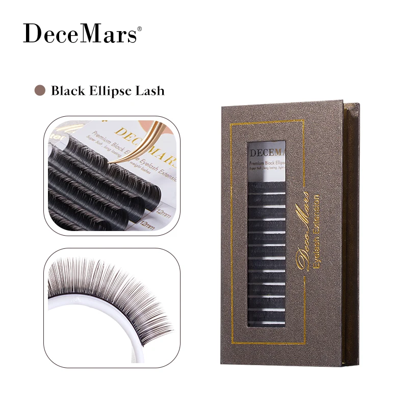 DeceMars Super Soft Ellipse Eyelash Extension Flat LASH