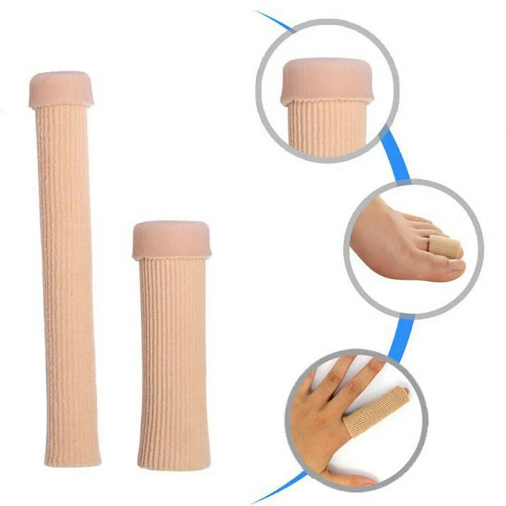 1pc Fabric Finger Toe Protector Separator Tubes Foot Hand Pain Relief Soft Bandage Foot Care Tools Callus Protection Tools