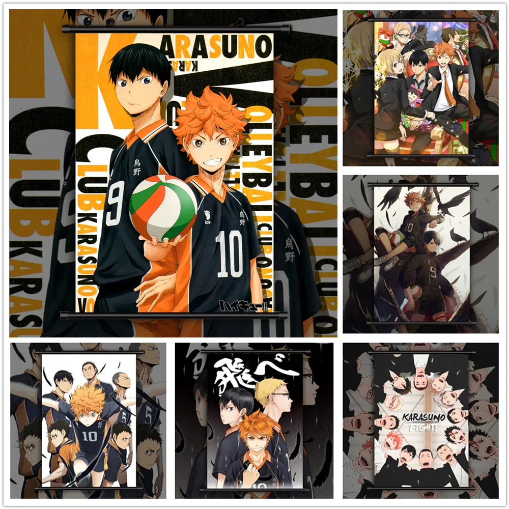 Canvas Painting Haikyuu Shoyo Tobio Koushi Kei Ryunosuke Anime Prints Room Decoration Picture Living Home Decoration