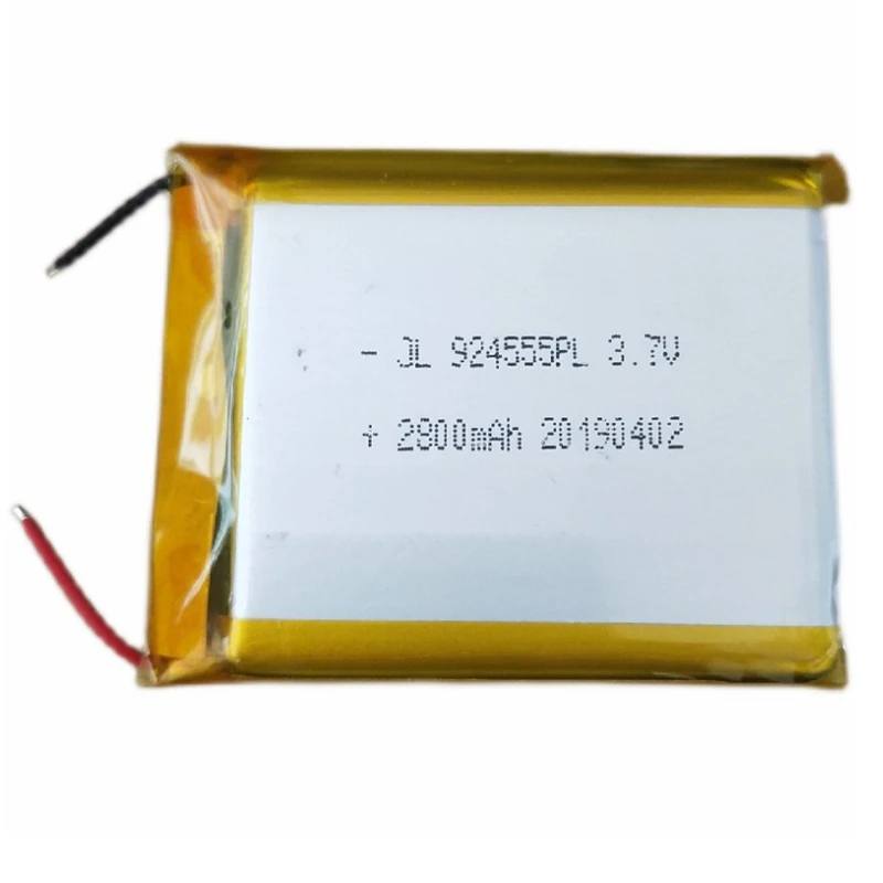 Limited Stock Retail 2800mAh 3.7V  JL924555PL Rechargeable Battery Size:55*45*9mm High Quality