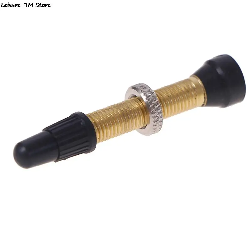 1PC Bicycle Presta Valve For Road MTB Bicycle Tubeless Valve Tires Brass Core Alloy Stem Tubeless Sealant Compatible