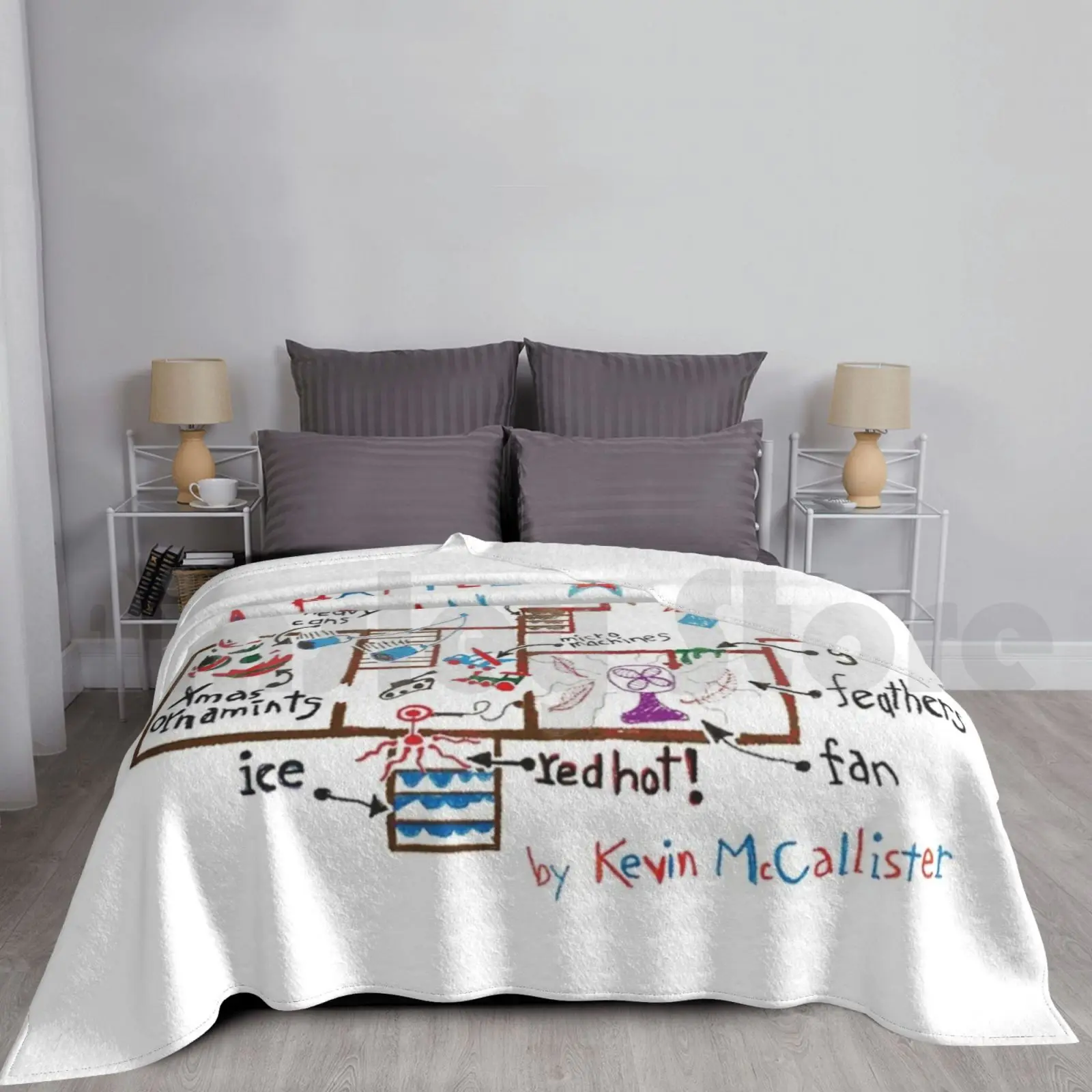 

Home Alone Blanket Fashion Custom Battle Plan By Kevin Mccallister