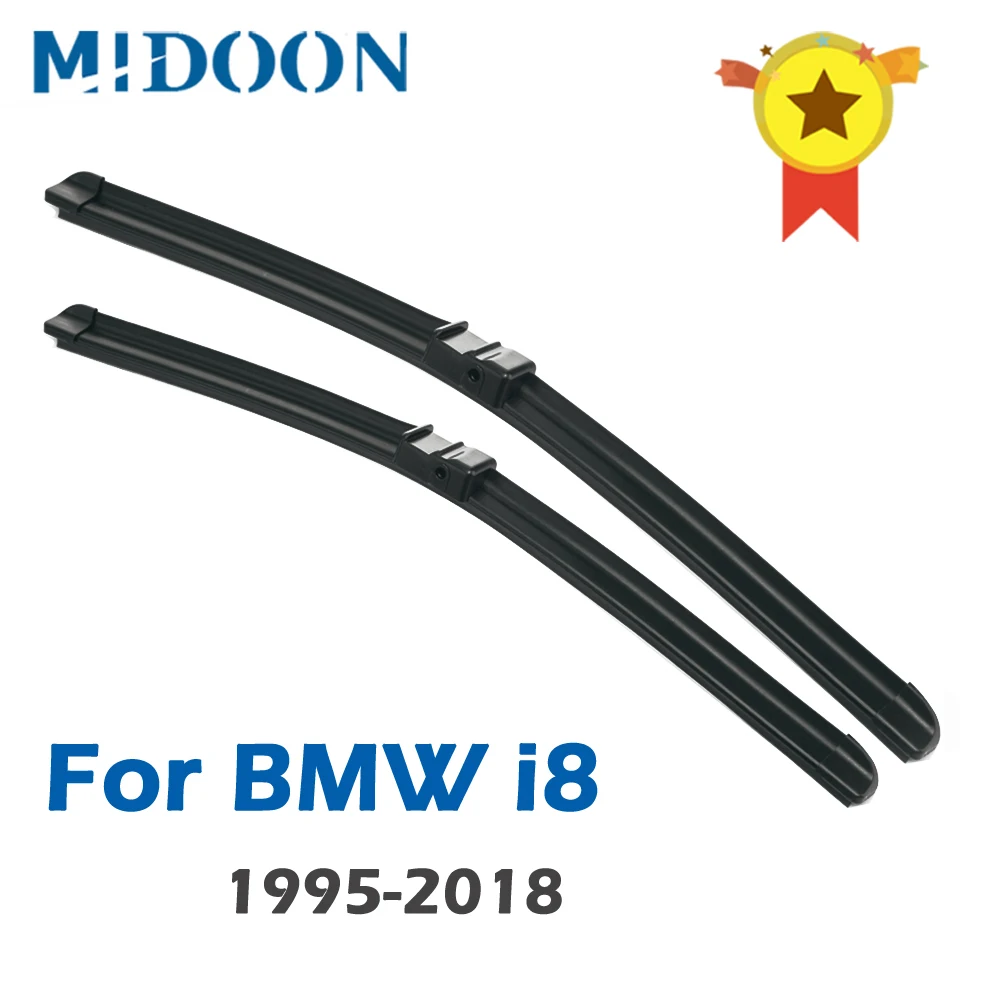 MIDOON Wiper Blades for BMW i8 Fit Side Pin Arms 2014 2015 2016 2017 2018