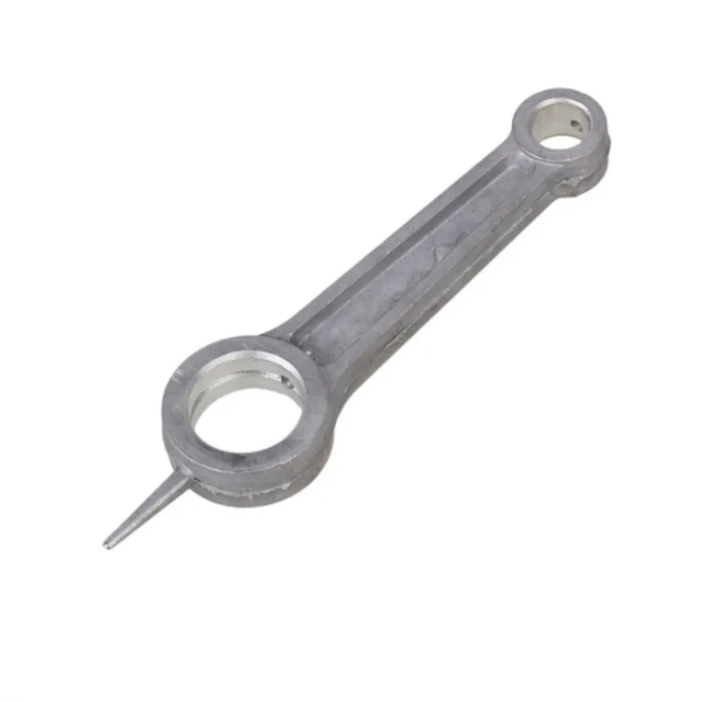 Silver Tone Aluminum Alloy Air Compressor Connecting Rod 12mm x 20mm x 87mm