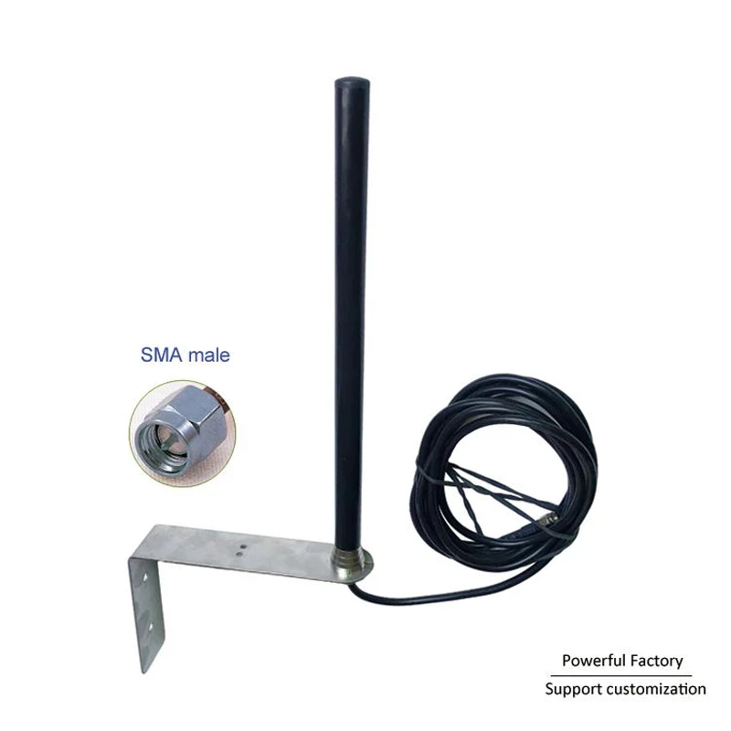 High Gain 25Dbi Outdoor Base Station GSM GPRS LTE 4G Antenna RG58 Cable 3M Feeder SMA Male