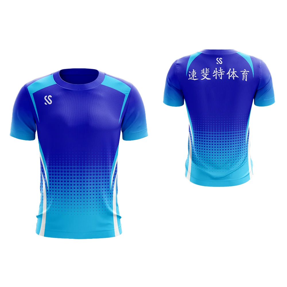 Wholesale Custom Soccer Jerseys T-shirt Tennis Shirts Badminton Shirts Table Tennis  Bowling Shirts Men/Women/Kids