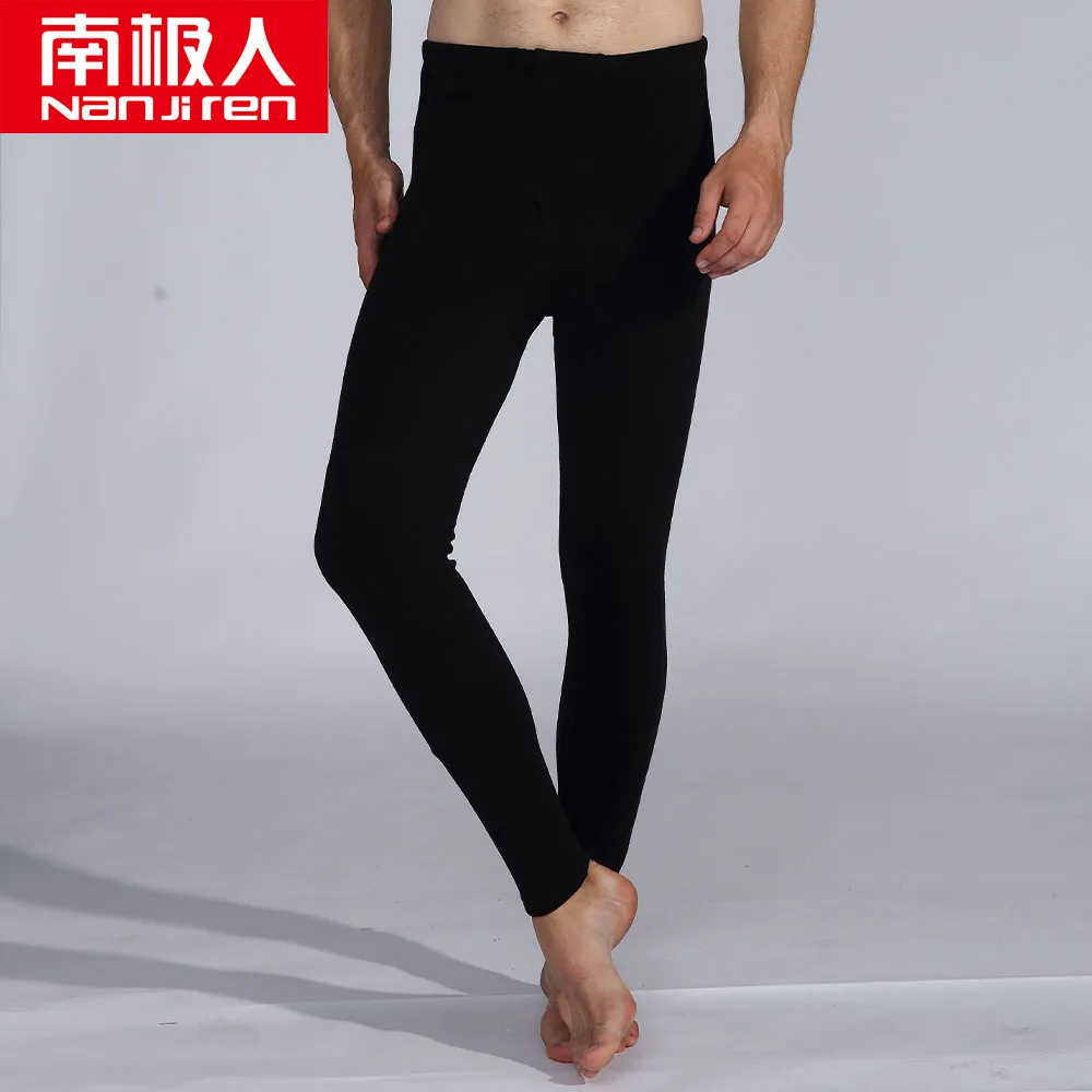 NANJIREN Thermal Underwear For Men Trousers Men Underwear Long Johns Home Warm Clothes Men Thick Thermal Clothing Solid