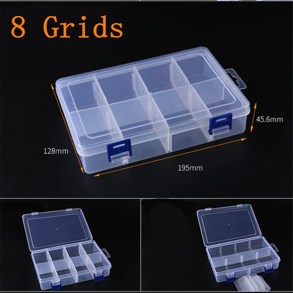 Compartment Storage Box for Jewelry, Earring, Bead, Screw, Toy Parts Holder, Display Organizer, Adjustable Container, 1-36 Grids