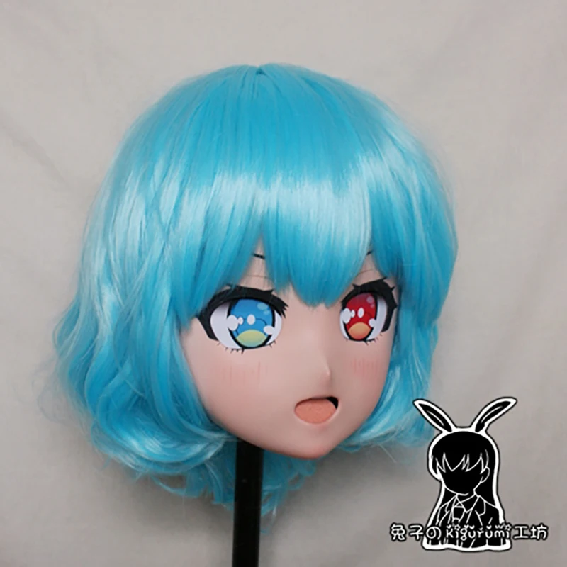 

(RB660)Quality Handmade Female/Girl Resin 3/4 Head Japanese Anime Cartoon Character Cosplay Tatara Kogasa Kigurumi Mask