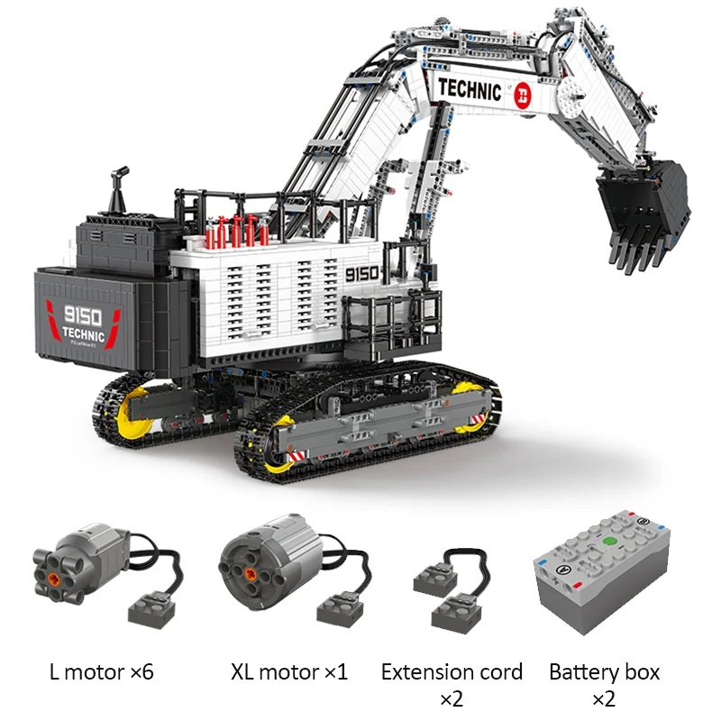 4342pcs City RC Engineering Excavator Building Blocks APP Remote Control Car Large Vehicle Bricks Toys For Kids Gifts